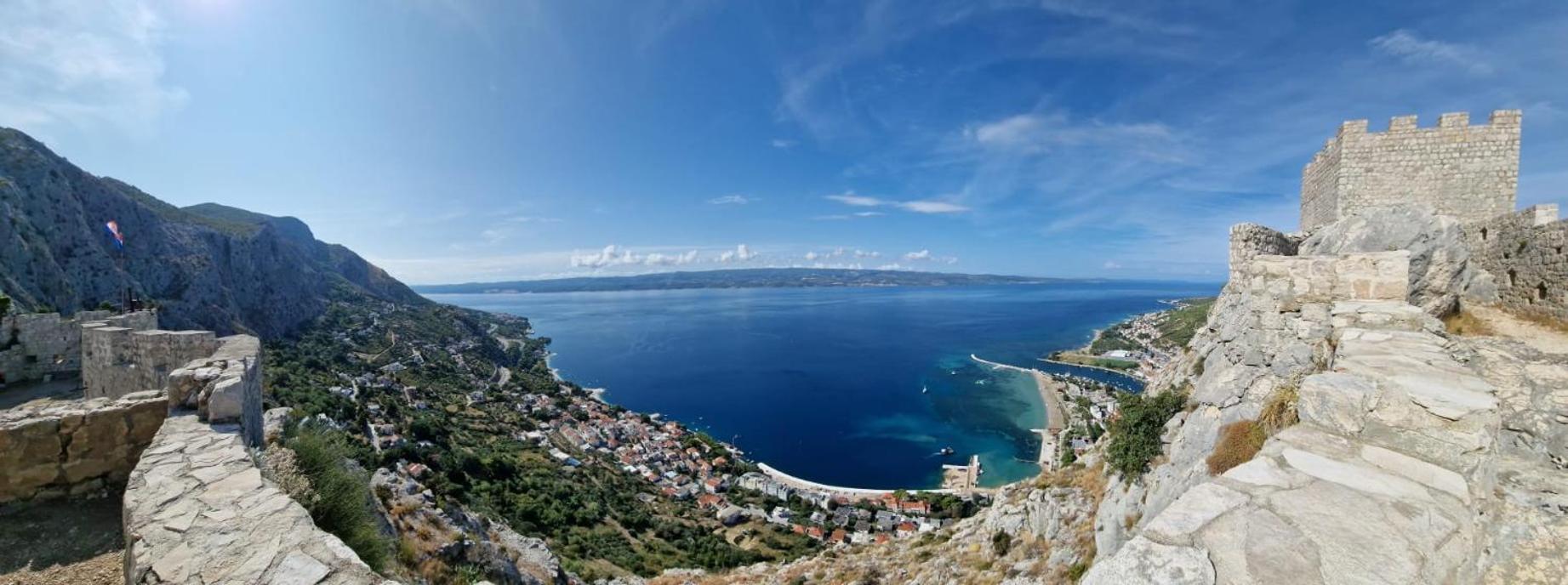 Panorama Sea View Apartment H Omis Ngoại thất bức ảnh